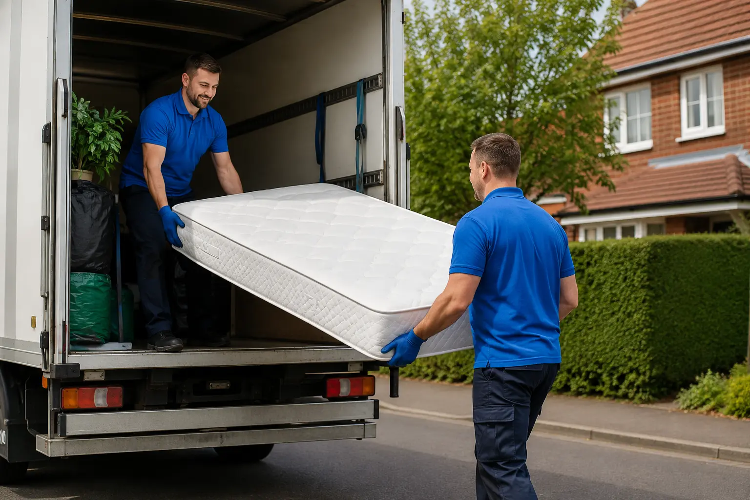 Mattresses ready for responsible collection and disposal